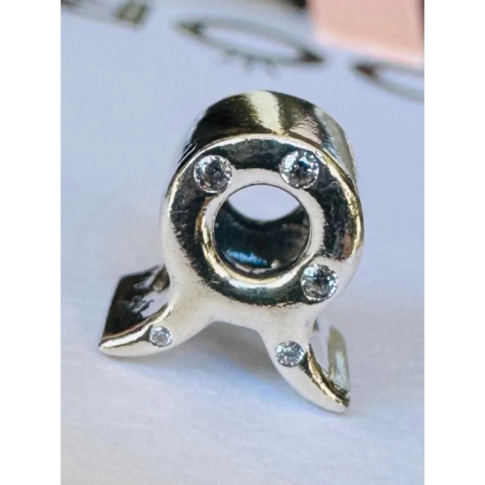Pandora Sterling Silver 925 & CZ Sparkling Zodiac Taurus Charm
